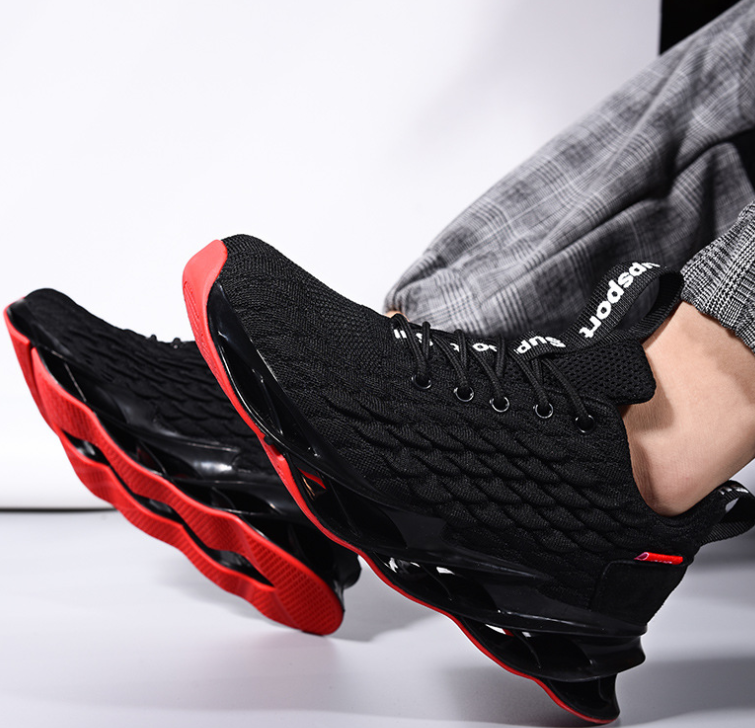 Sports men's sneakers with cushioning