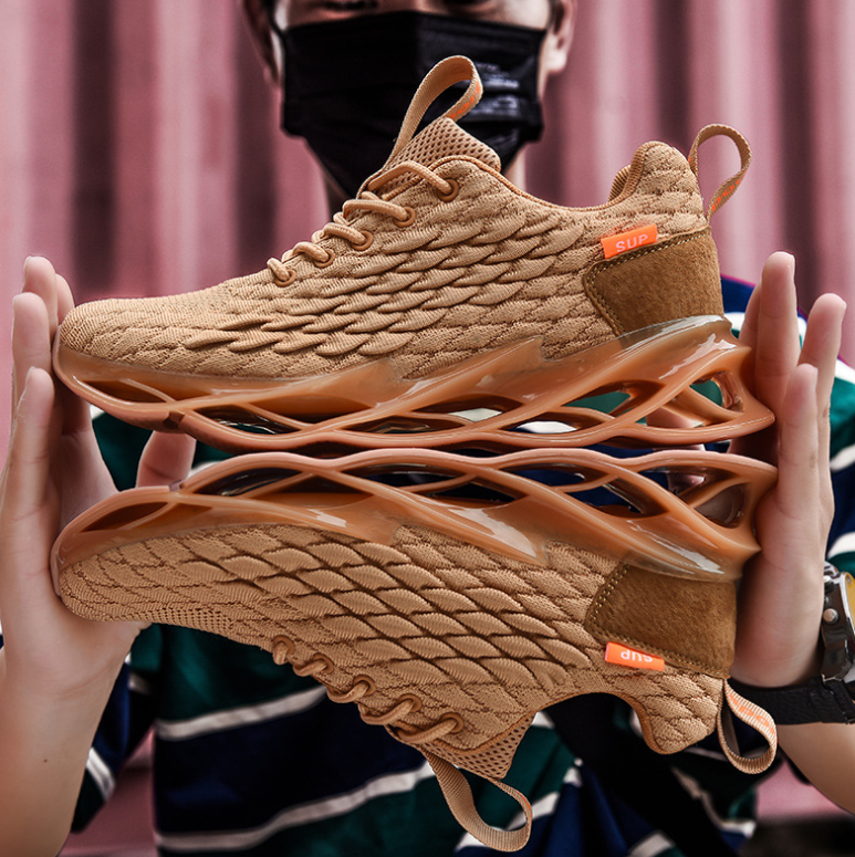 Sports men's sneakers with cushioning