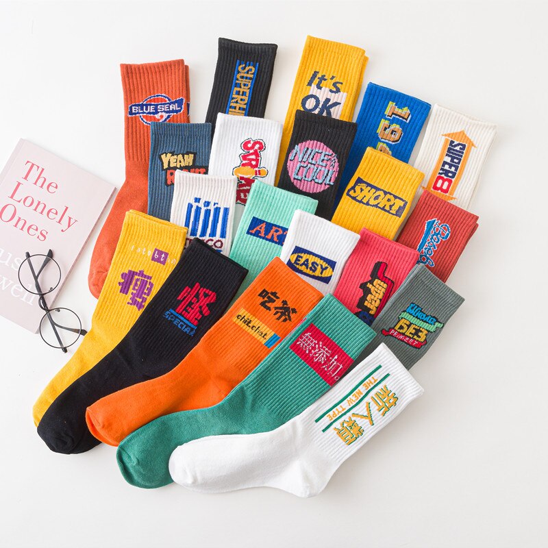 Colored men's socks