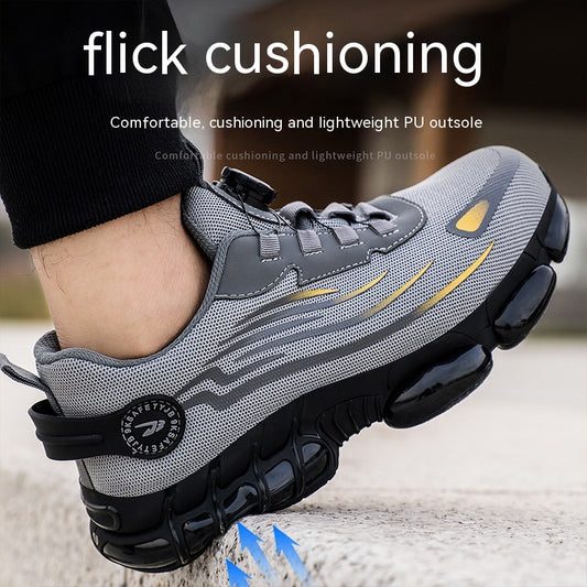 Men's Fashion  Lace-free Protective Shoes