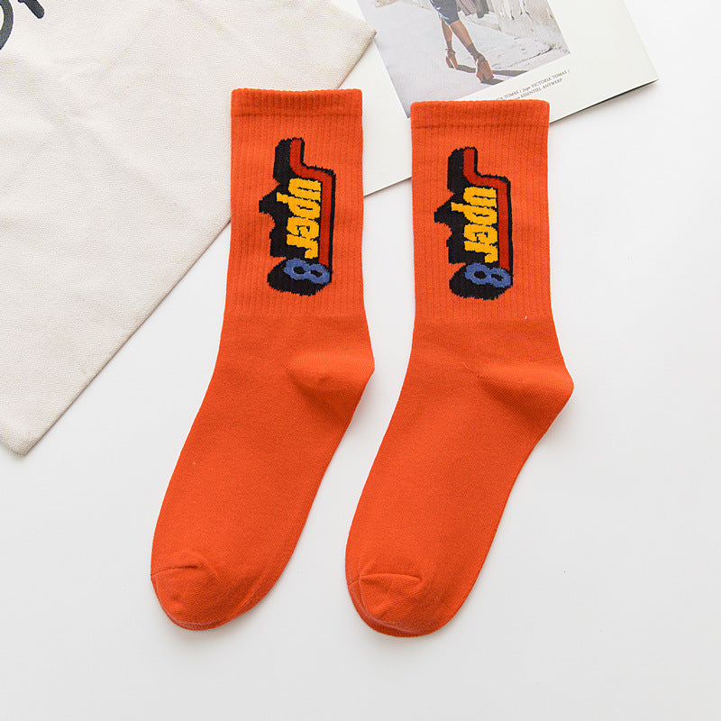 Colored men's socks