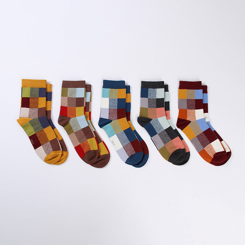 Colored men's socks