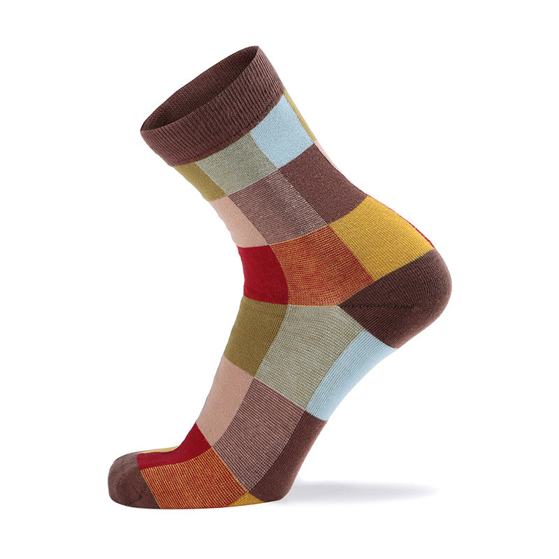 Colored men's socks